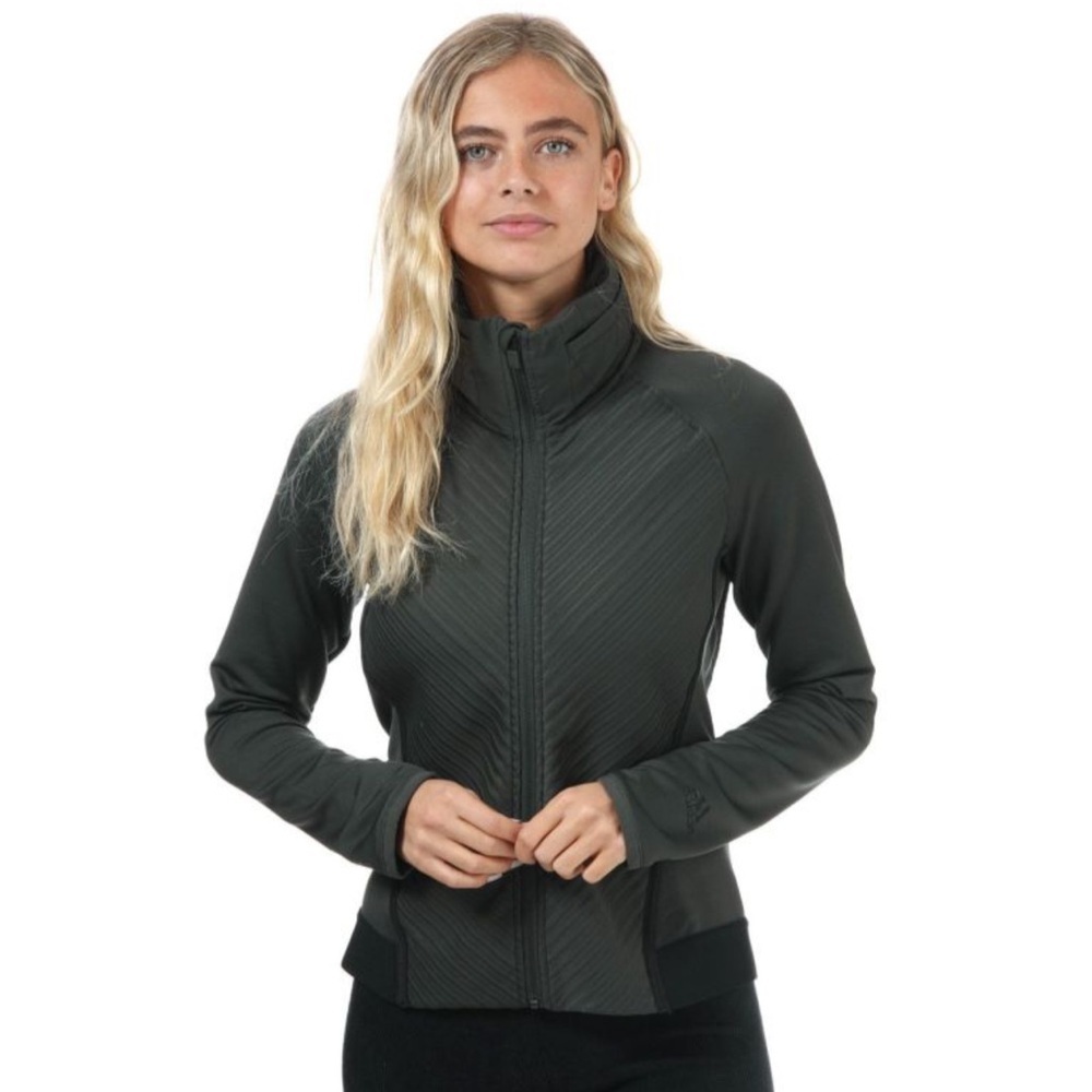 Adidas Gray Ribbed Jacket - Picture 3 of 14